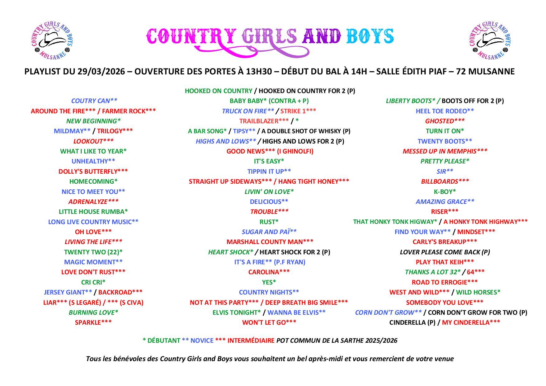 Playkist country girls boys 72