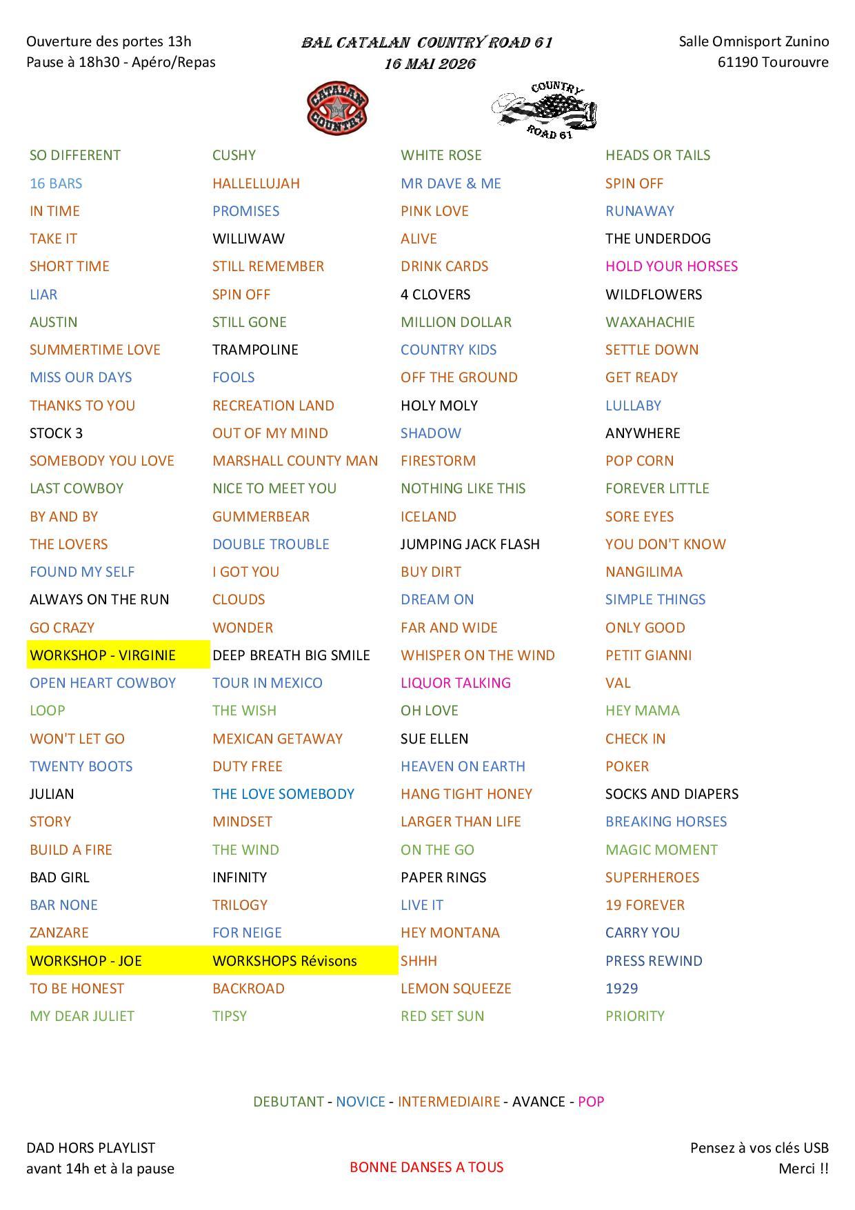 Playlist Catalan cr61 2026